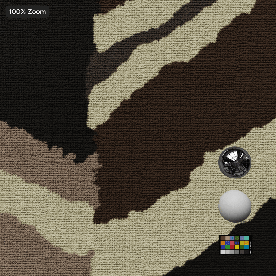 Chevron Ikat Upholstery Fabric Texture, Brown Multicolour