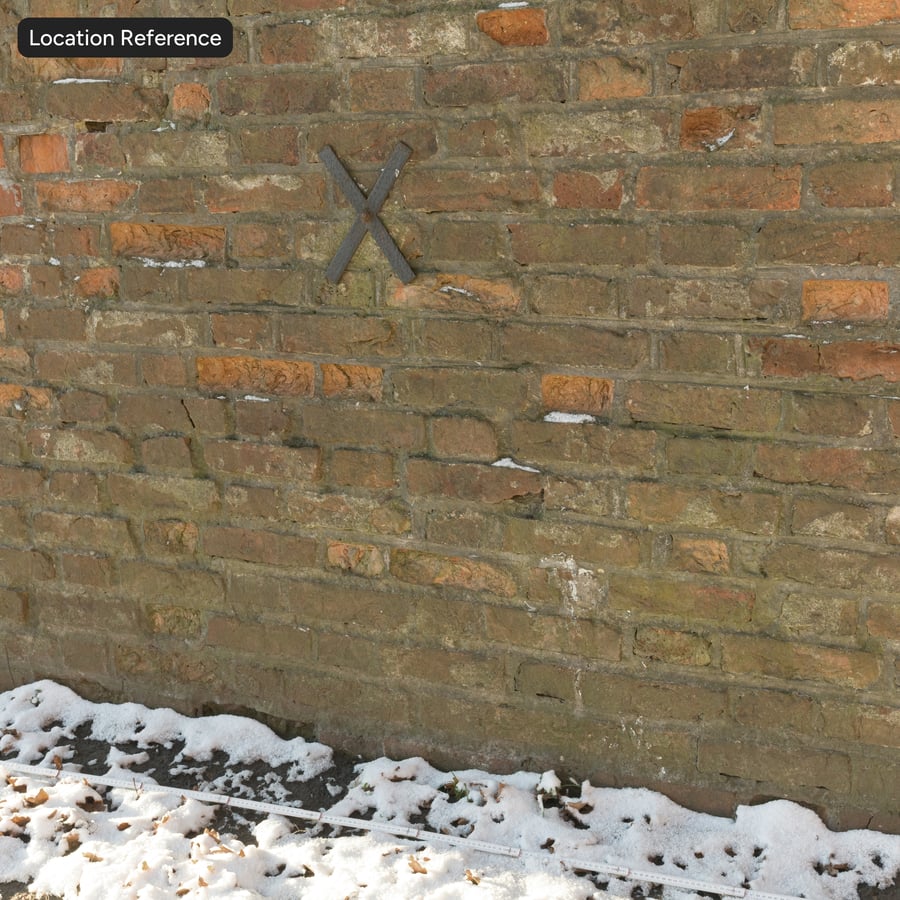 Texture de mur en briques de Fleming Bond anciennement mordues