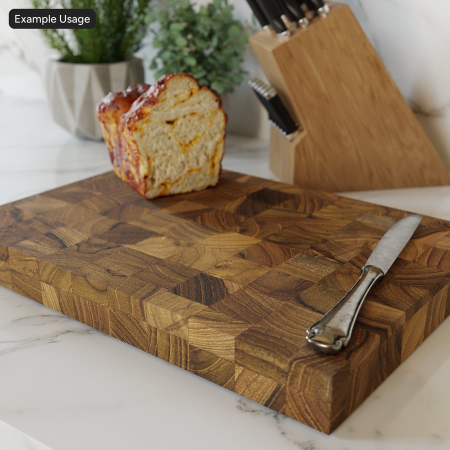 Endgrain Wood Wall Texture