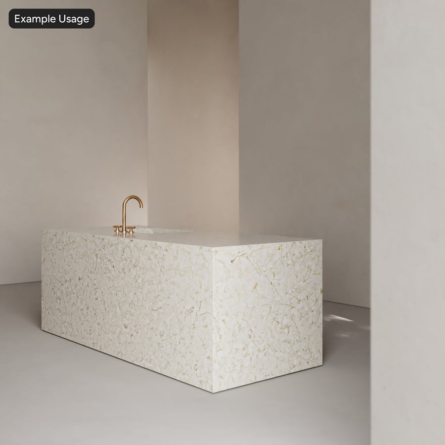 Polished Marble Stone Texture, Warm White