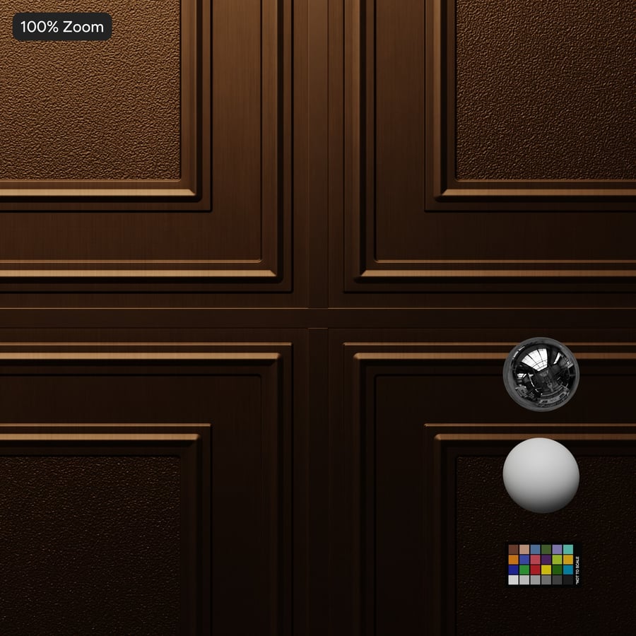 Piastrella per controsoffitto a pannelli roughness, bronzo