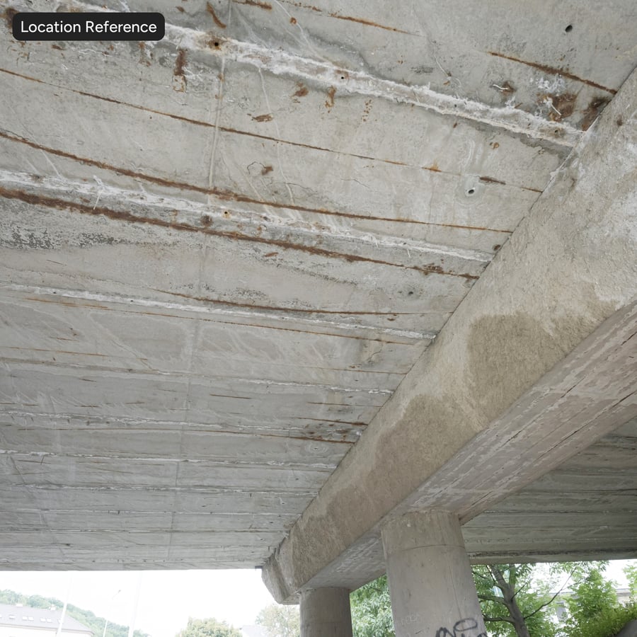 Wandtextuur van verweerd beton