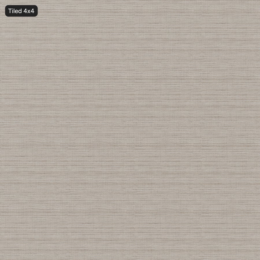Texture de tissu d'ameublement en chenille rayée, taupe
