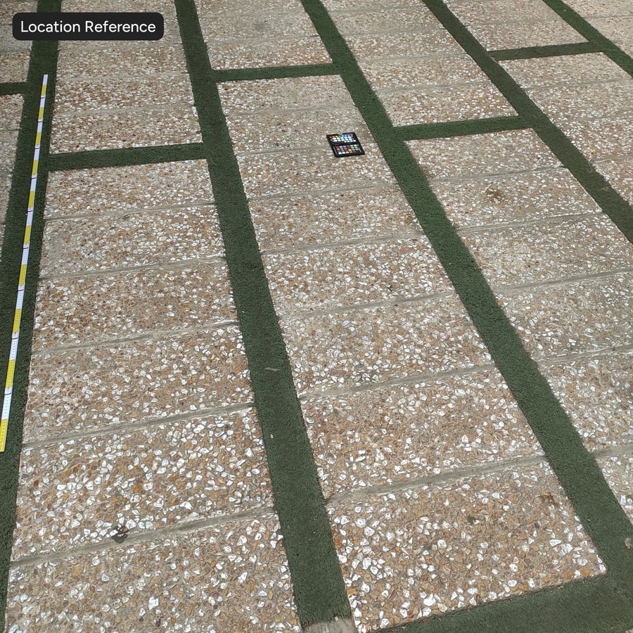 Pebbledash Stone and Grass Sidewalk Texture