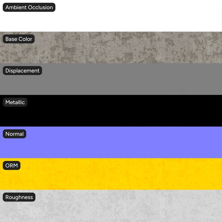 Bubbled Matte Concrete Wall Texture