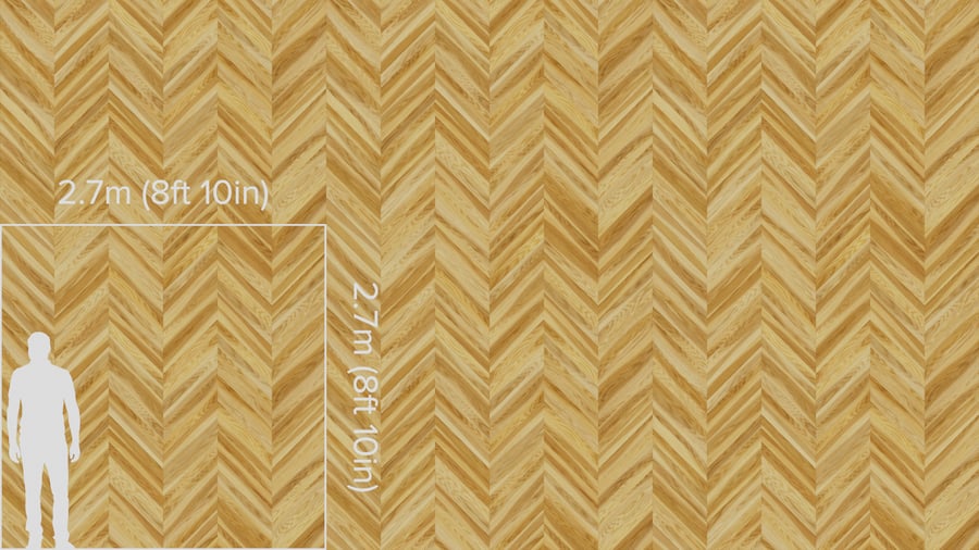 Natural Chevron Pattern Beech Wood Flooring Texture