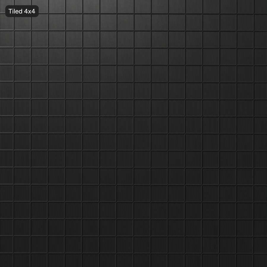 Lamellen-Deckenfliese Textur, Grau