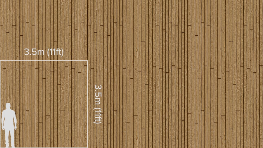 Golden Worn Wood Flooring Texture, Tan
