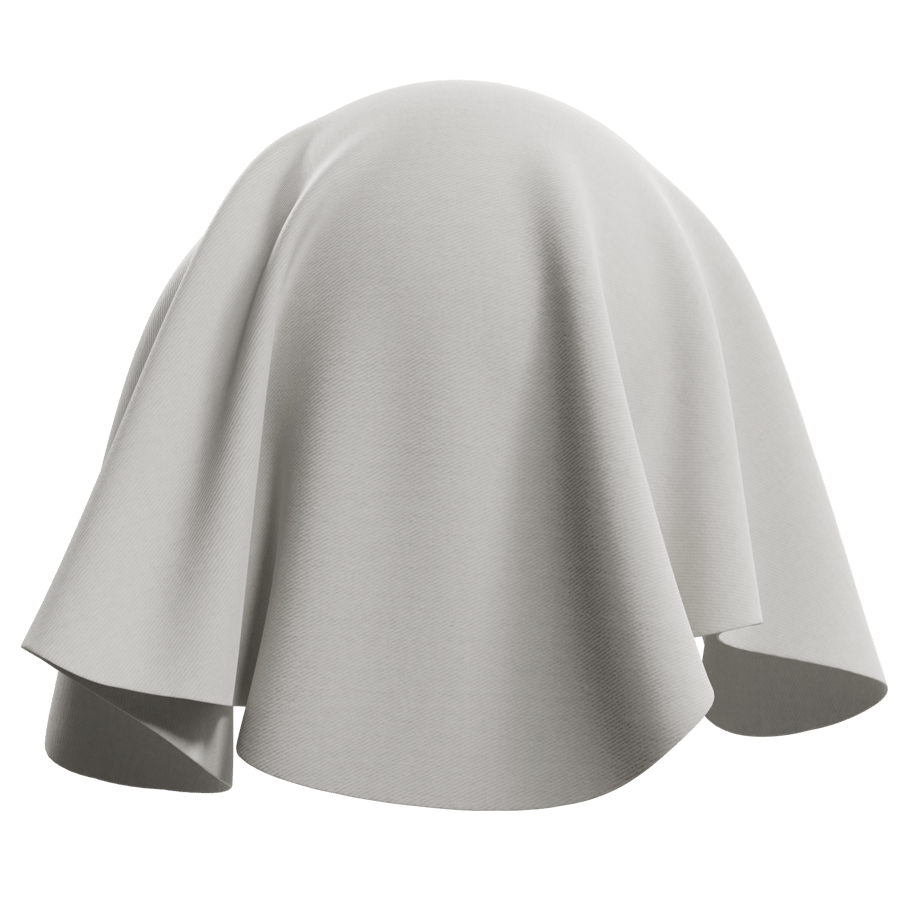 Plain Cotton Fabric Texture, White