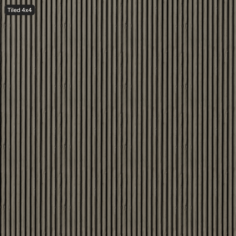 Oluklu Metal Duvar Dokusu