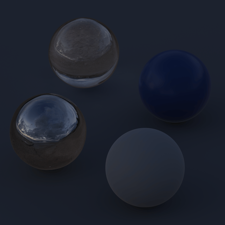 Hora azul na praia Céu nublado HDRI ao ar livre