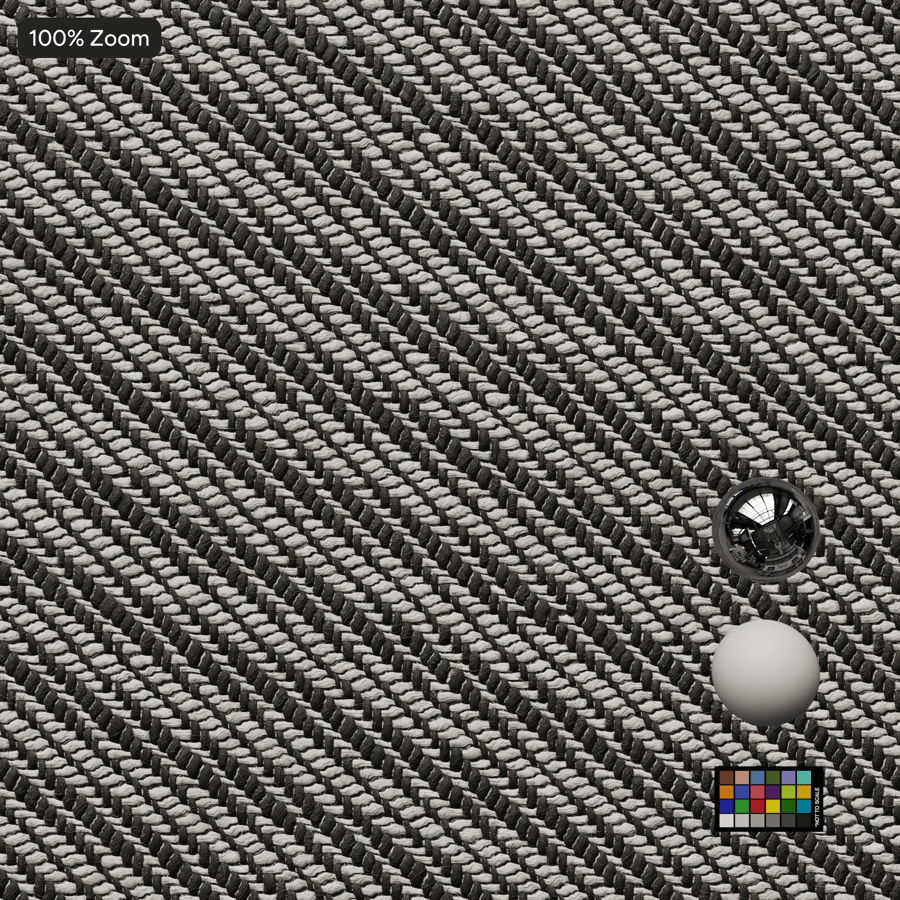 Ripple Weave klädsel tyg textur, grå