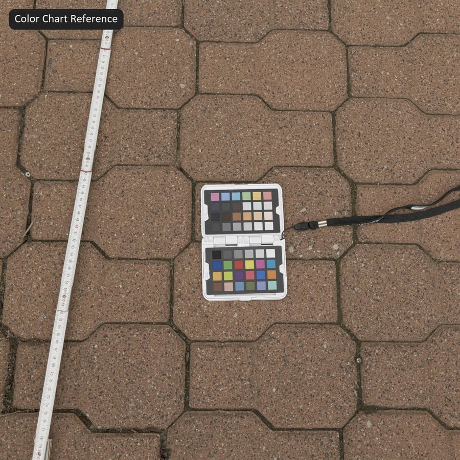 Tekstura kostki brukowej, brązowa