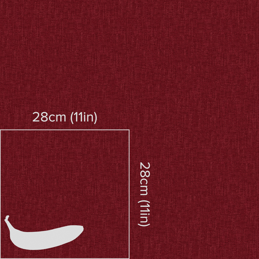 Plain Chenille Drapery Upholstery Fabric Texture, Red