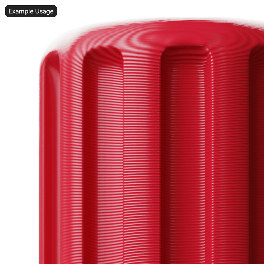 Texture plastique nervurée