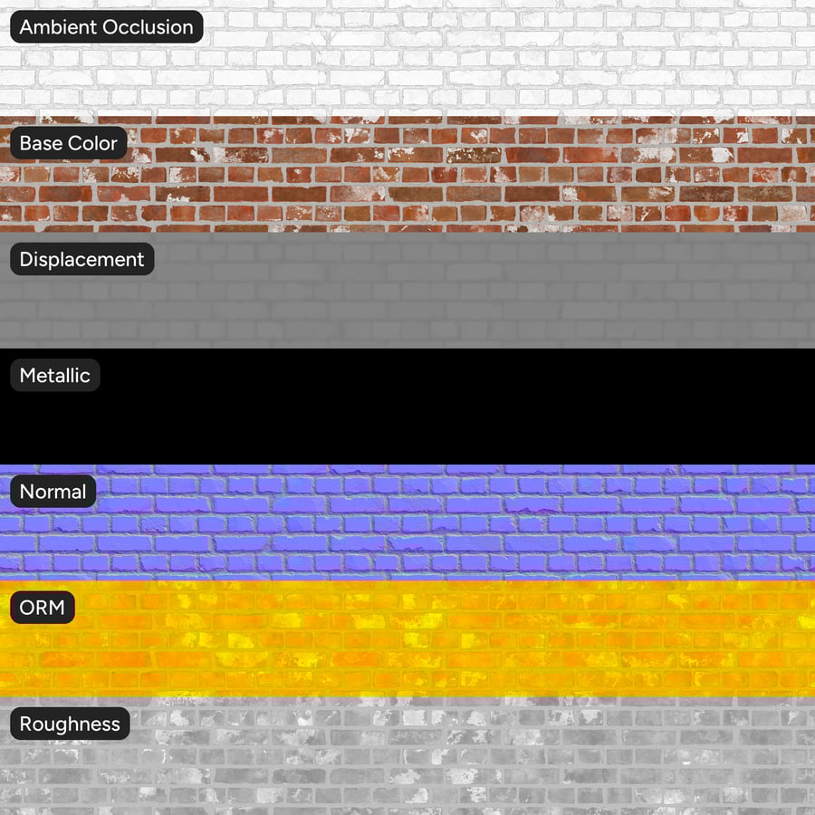 Reclaimed English Bond Brick Wall Texture