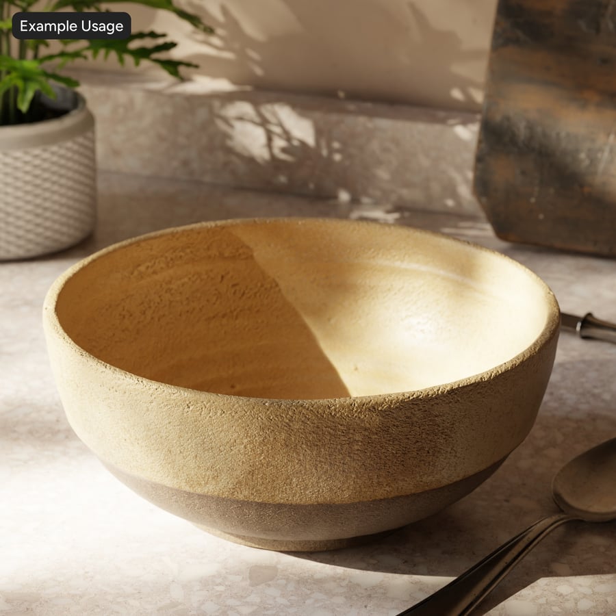 Oatmeal Glazed Ceramic Pottery Texture