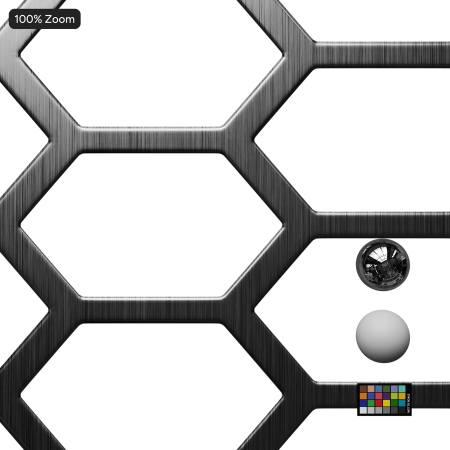 Textura de metal perfurado em forma de favo de mel
