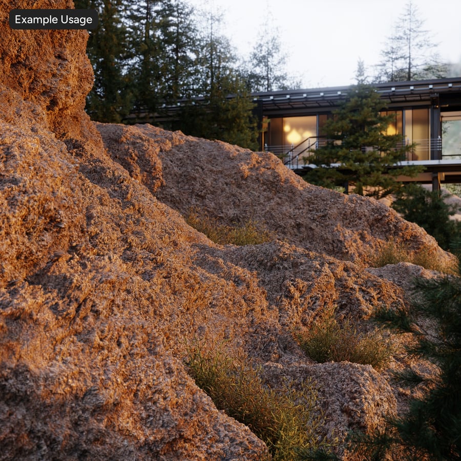 Textúra drsnej skaly