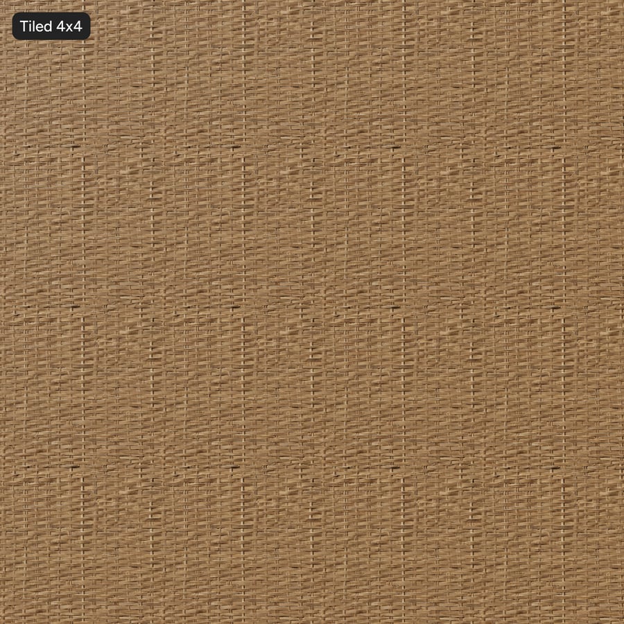Textura de esteira de bambu entrançado, castanho noz