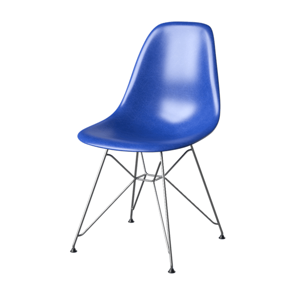 Réplica del modelo de silla Egg, azul