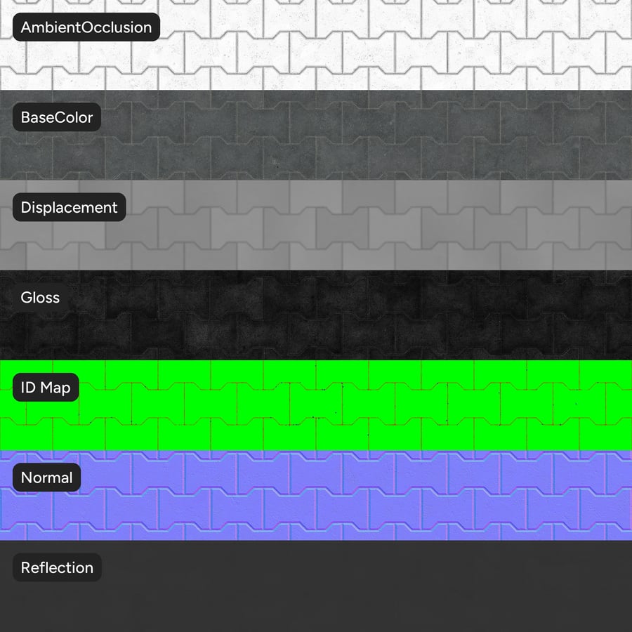 Textura de pavimento com halteres, preto