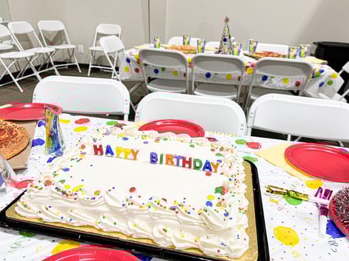 Party decorations and celebration