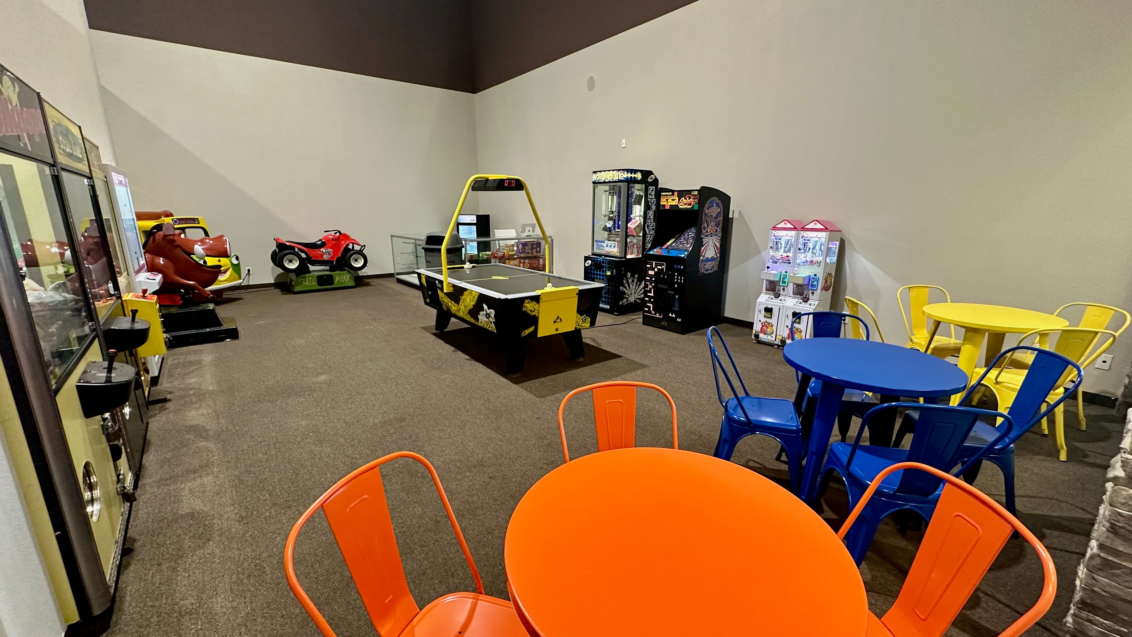 Kids playing in activity area