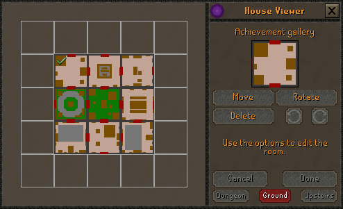 House Viewer interface for rearranging player-owned house rooms