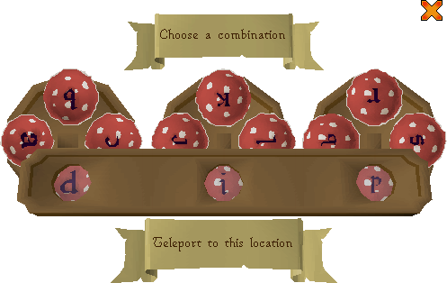 Fairy ring selection interface with three code dials