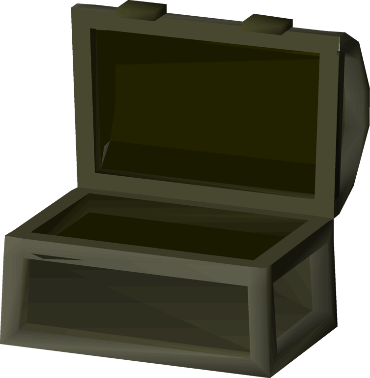 The open stone rewards chest from Barrows