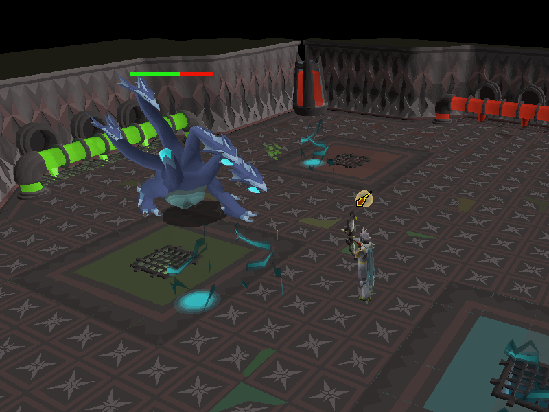 Alchemical Hydra in its blue electric phase