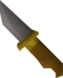 The untradeable Fletching knife rewarded by Vale Totems