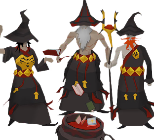 Dagon’hai Trio: interrupt the ritual — official Fractured Archive boss image