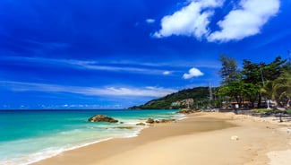 Kalim beach point of interest in Thailand