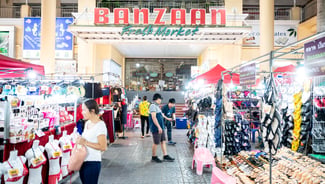 Banzaan Fresh Market point of interest in Thailand