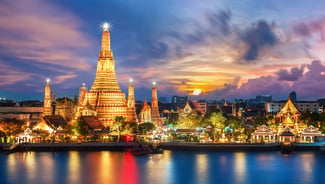 Bangkok city in Thailand