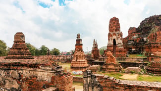 Wat Mahathat point of interest in Thailand