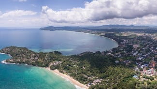 Choeng Thale city in Thailand