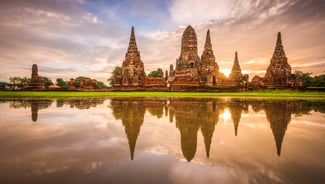 Ayutthaya city in Thailand