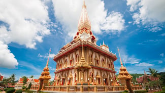 Wat Chalong in Phuket point of interest in Thailand