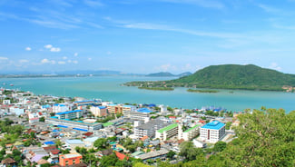 Songkhla city in Thailand