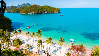 Ko Phangan island in Thailand