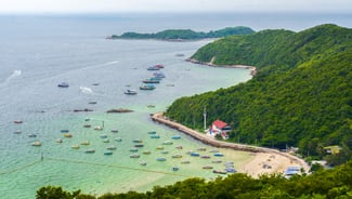 Ko Lan island in Thailand