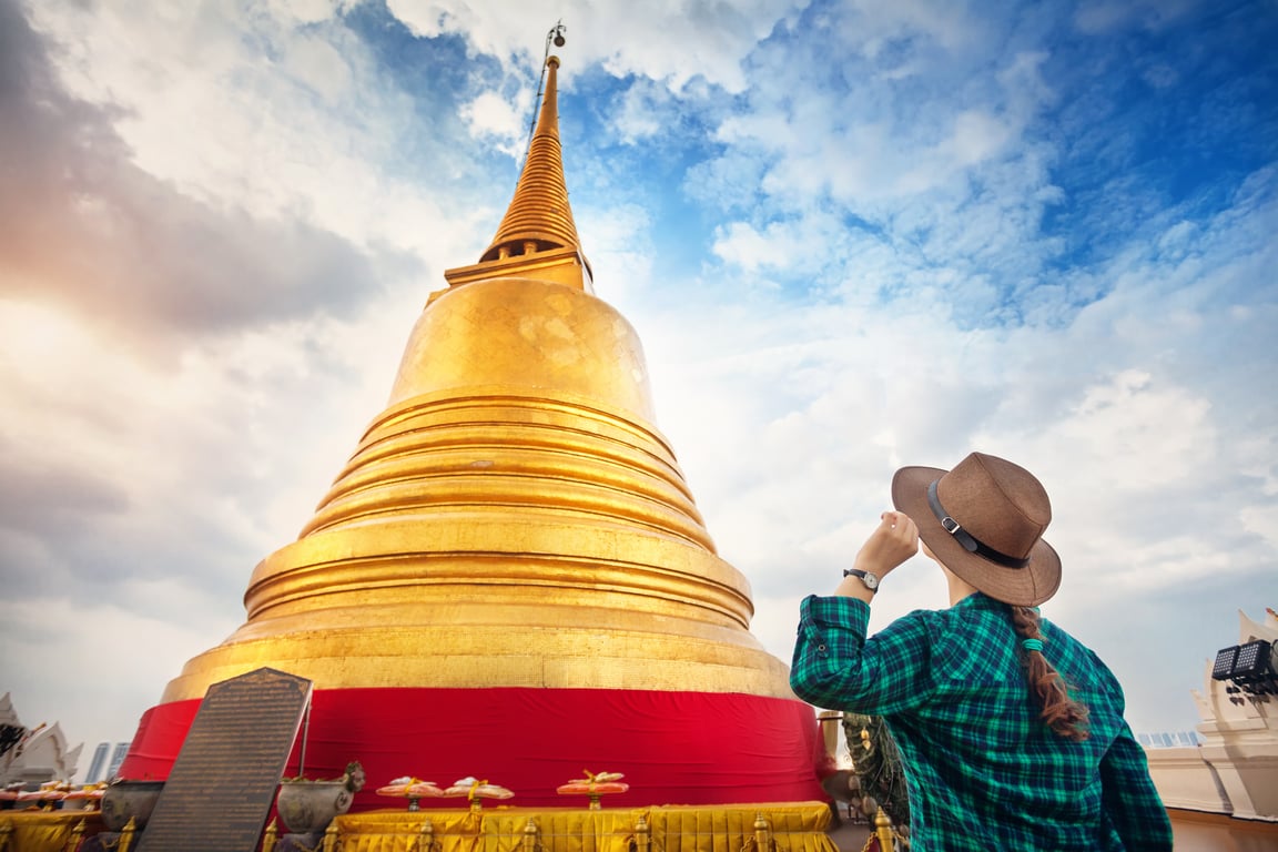 Big Golden Temple Bangkok - Wat Saket gallery image 1