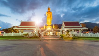 Hat Yai city in Thailand
