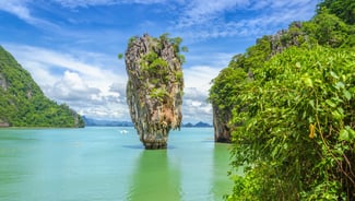 James Bond island in Thailand
