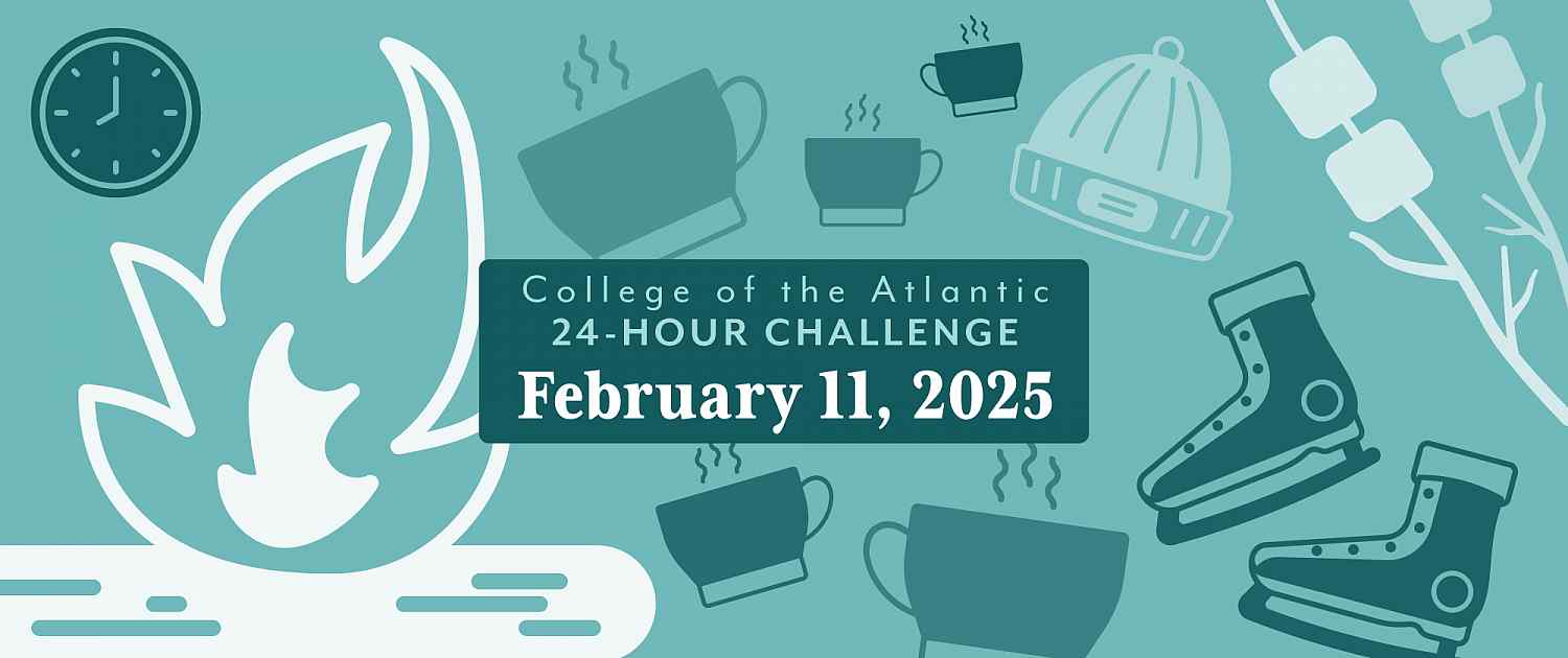 Coffee cups and event details.