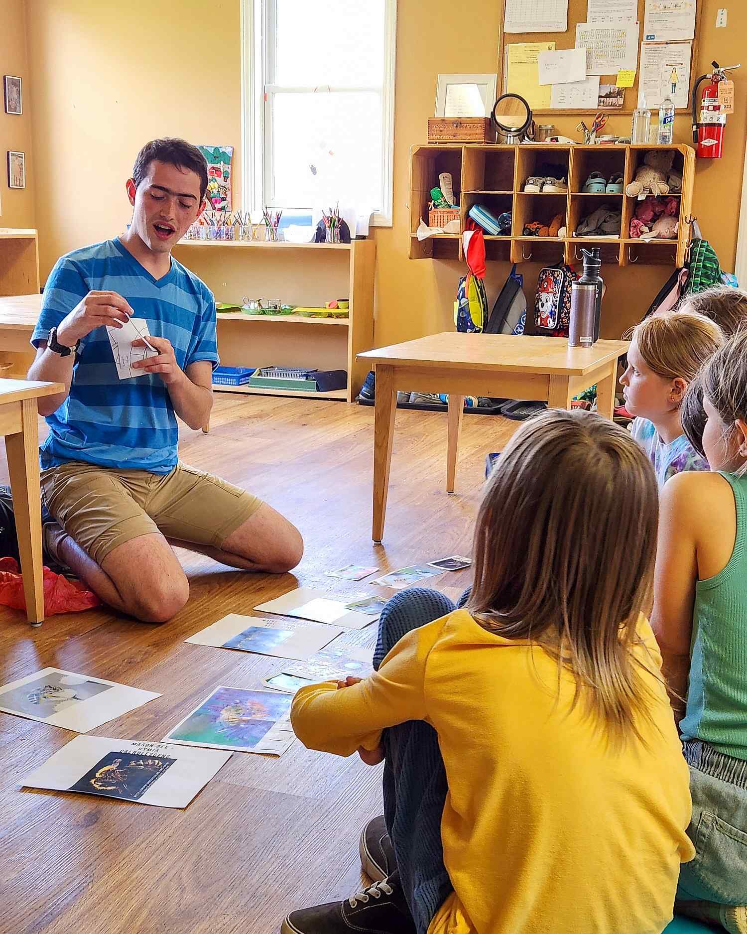 Louis Ricou ’25 talks about food systems at a local elementary school. COA's community impacts extend well beyond the numbers. ...