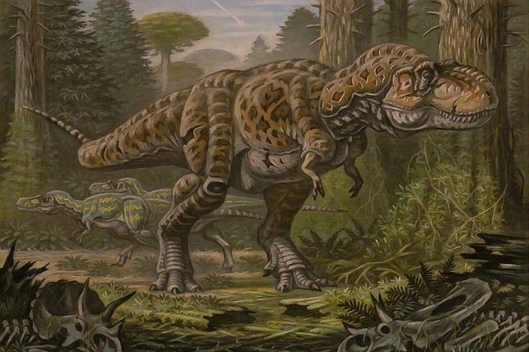 Painting of T. Rex
